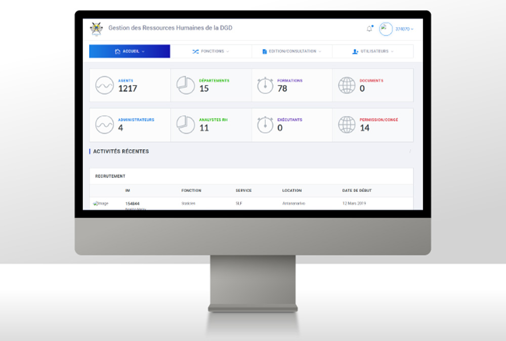 HR Management System – Malagasy Customs